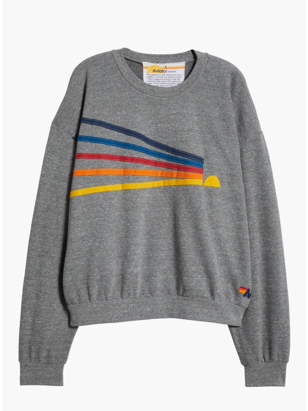 Aviator Nation Gray Crewneck